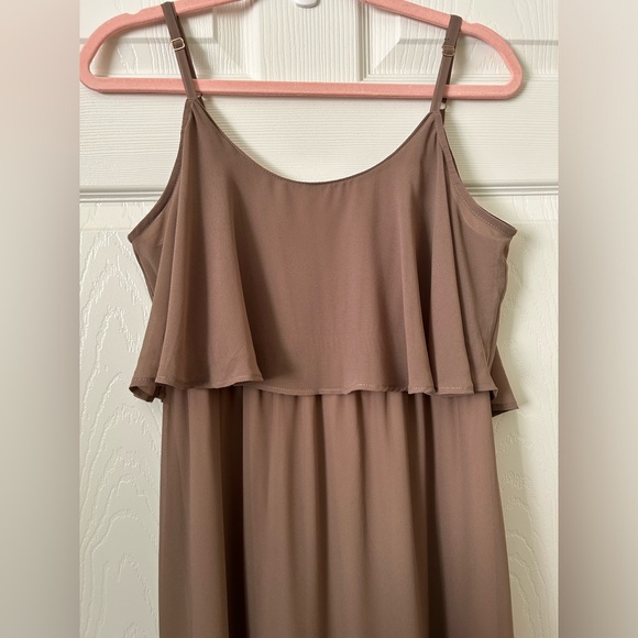 🔥💙Show me your MuMu Caitlin ruffle maxi dress M - Picture 2 of 16